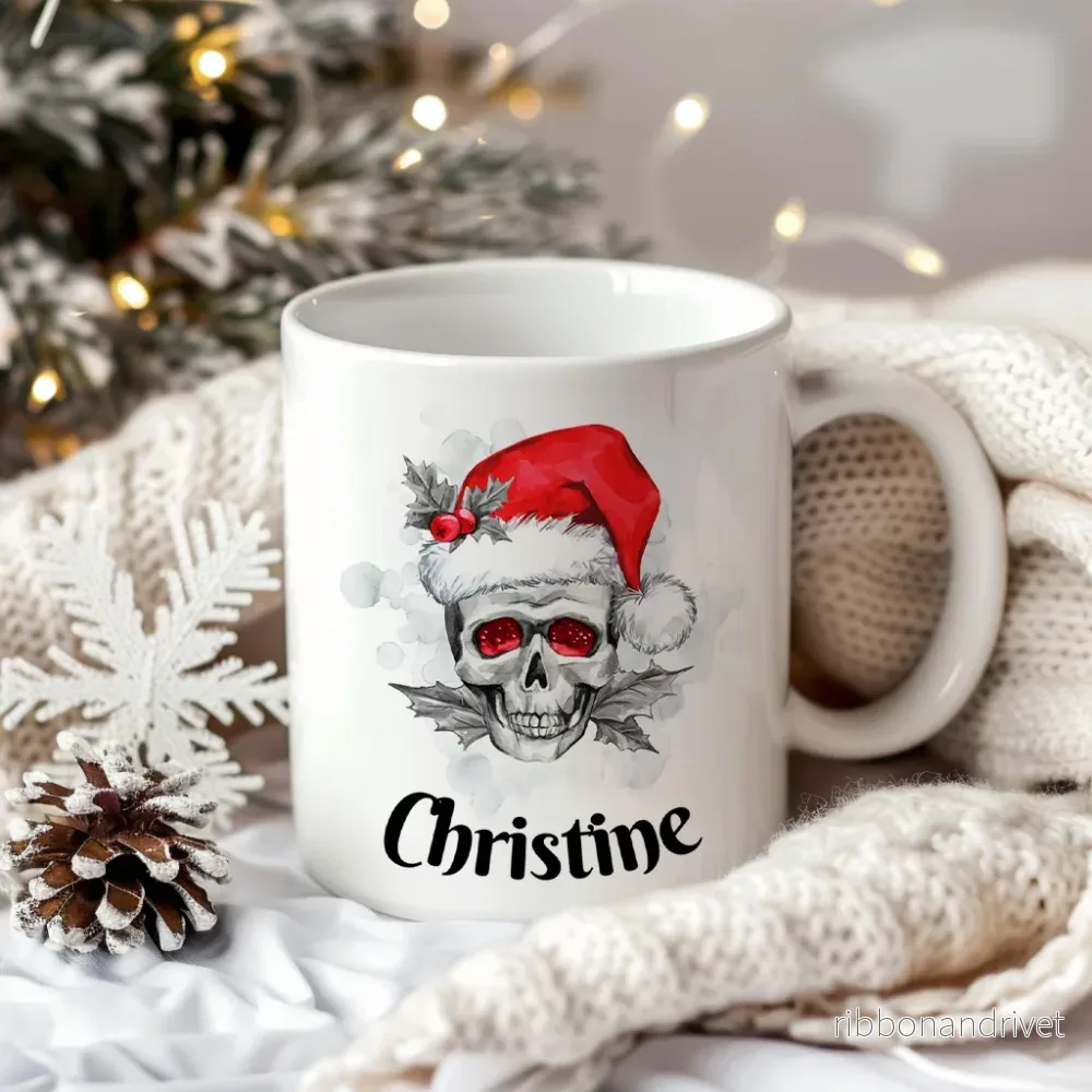 Christmas skull | Personlig julmugg Christmas skull | Personlig julmugg