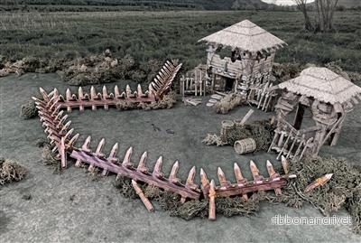Battle Systems: Deadly Stakes - EN Spetsade Träbarriärer - Bild 2