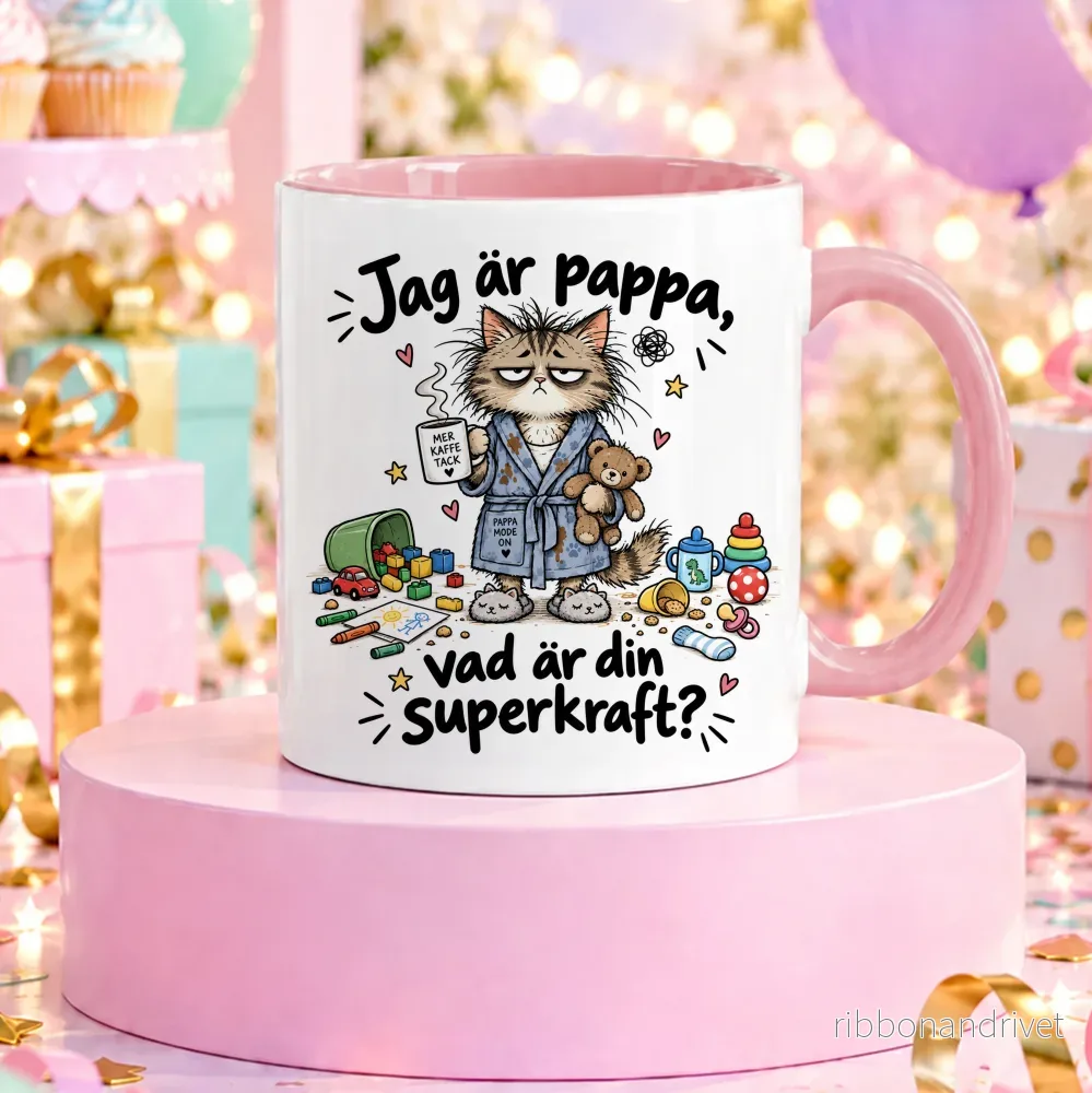 Jag är pappa, vad är din superkraft | Rolig mugg - Bild 3