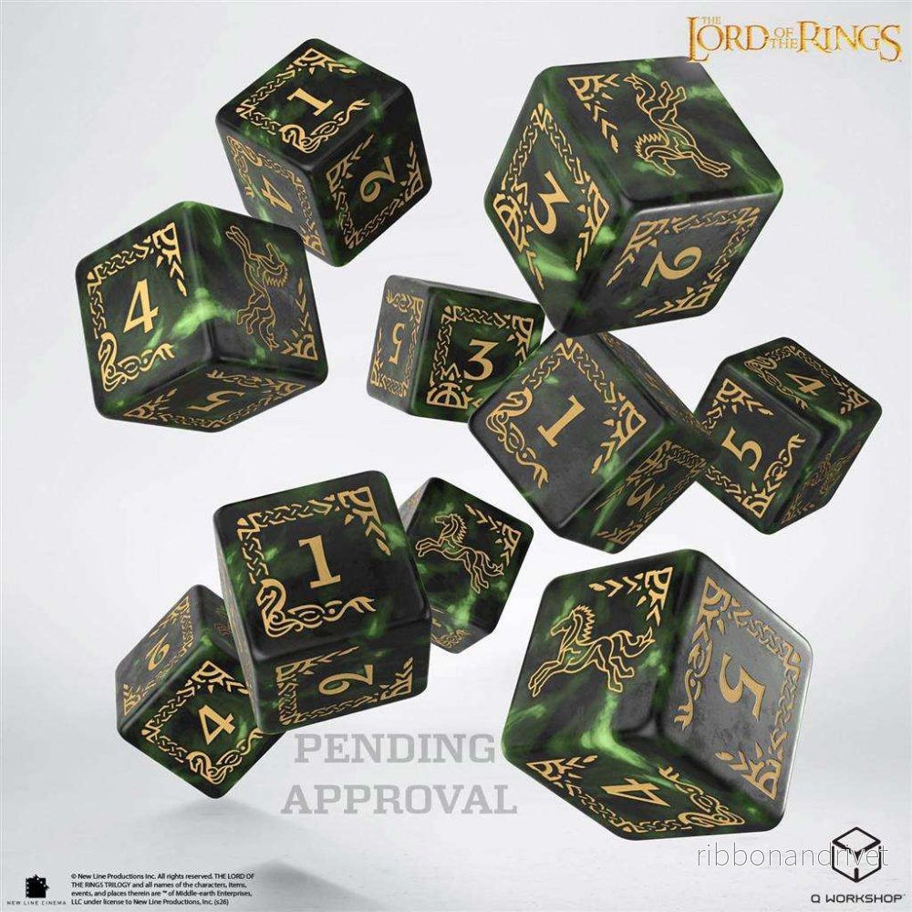 The Lord of the Rings: Rohan 10xD6 tärningsset The Lord of the Rings: Rohan 10xD6 tärningsset