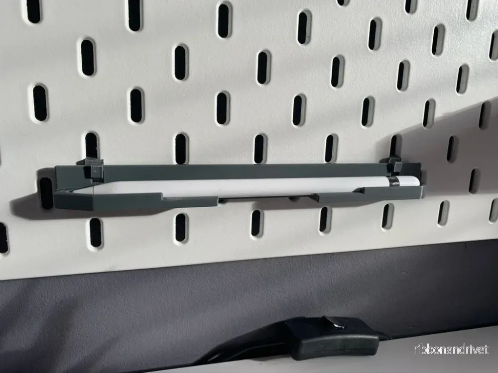 Hållare för Apple Pencil (1:a och 2:a generationen) för IKEA SKÅDIS anslagstavla