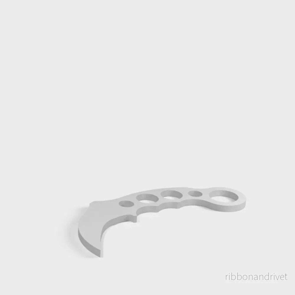 Karambit träningskniv för självförsvar och kampsport - Bild 3