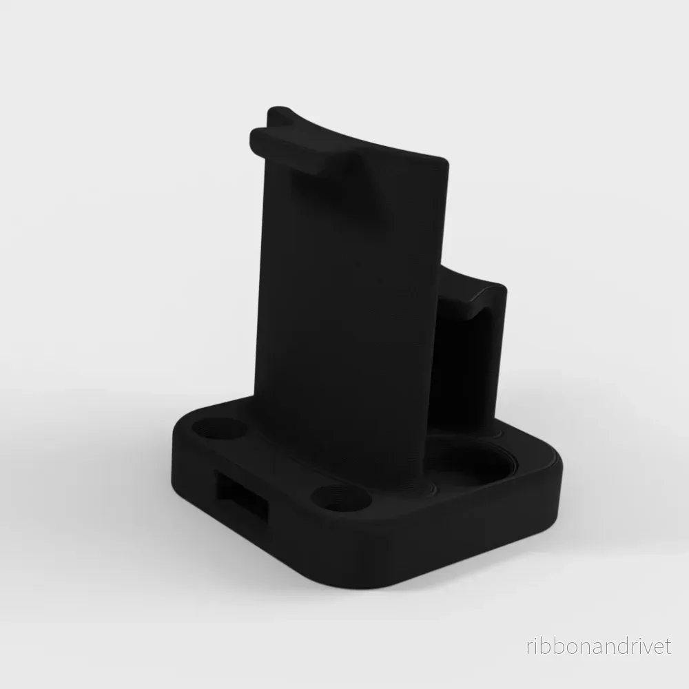 Hörlurshållare med kabelhantering och USB-dongelutrymme - Bild 2