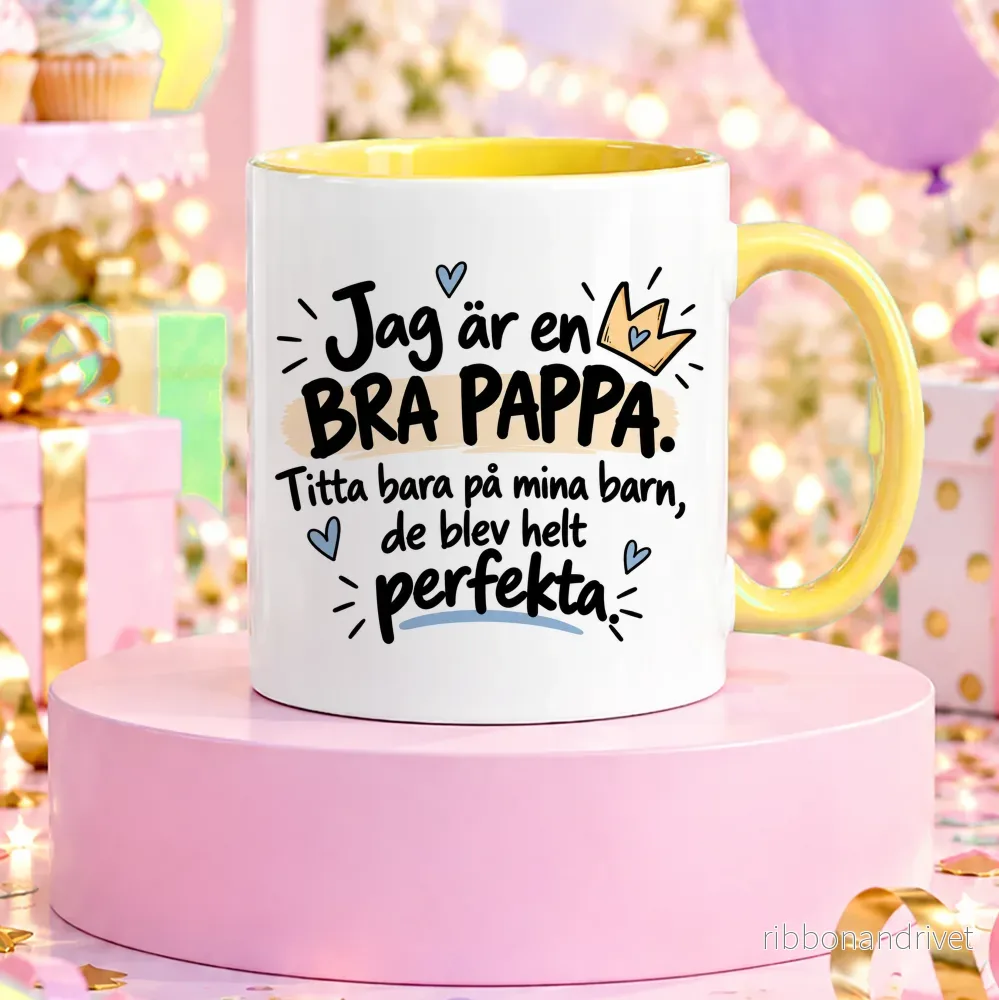 Mina barn är perfekta | Rolig mugg