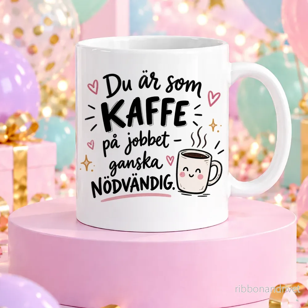 Du är som kaffe | Rolig mugg Du är som kaffe | Rolig mugg