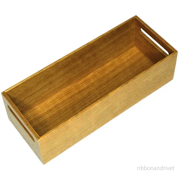 Förvaringslåda av trä, hög