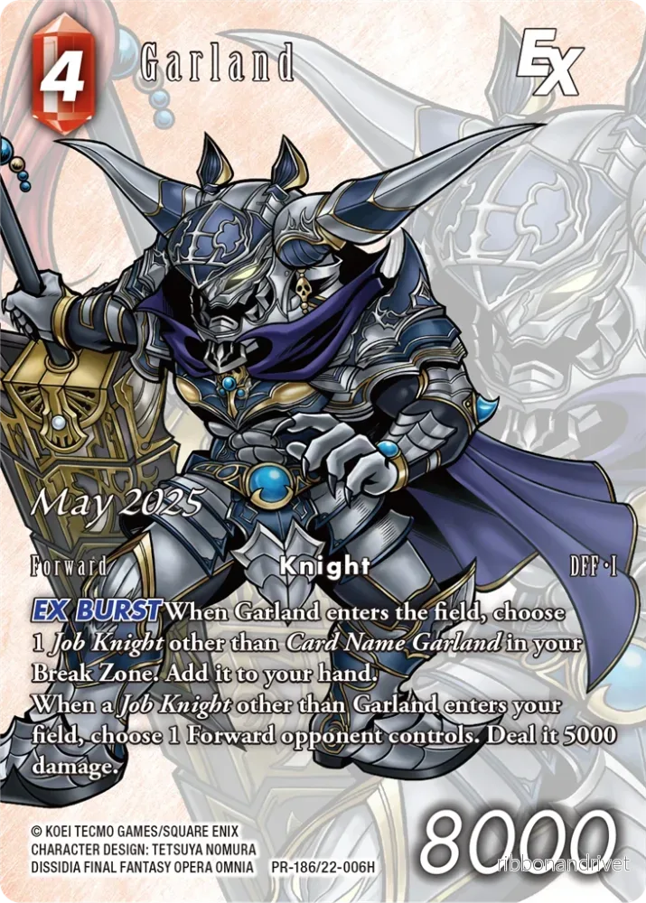 Final Fantasy TCG May 186 – EN (Garland) Final Fantasy TCG May 186 – EN (Garland)
