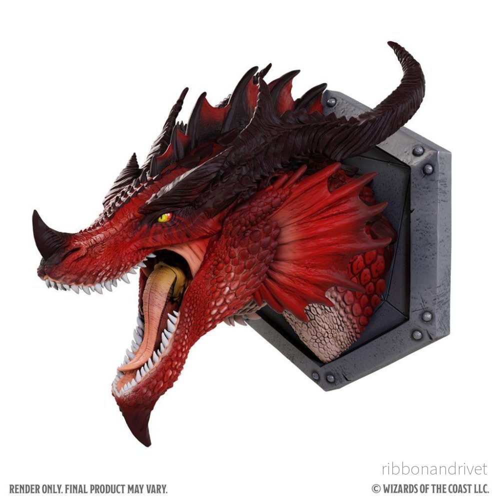 D&D Replicas of the Realms: Red Dragon 12″ Trophy Plaque D&D Replicas of the Realms: Red Dragon 12″ Trophy Plaque