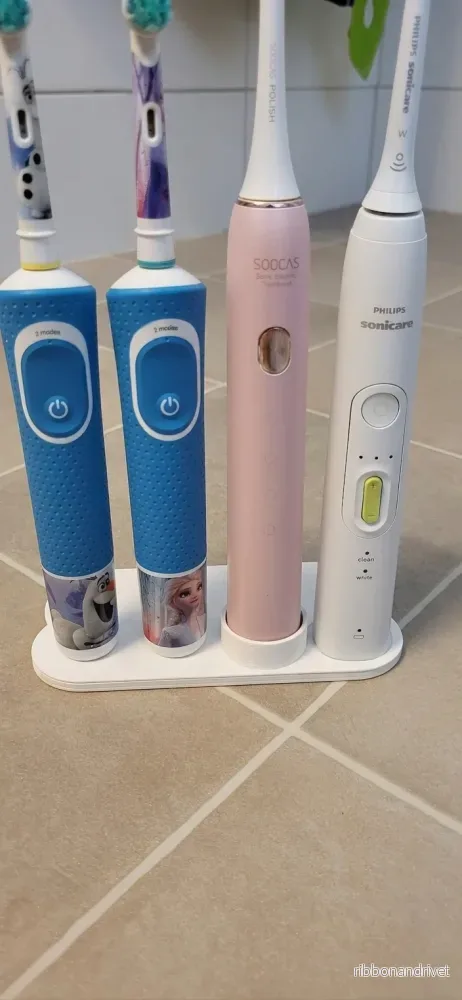 Universell tandborstehållare för Oral-B, Philips Sonicare och Soocas Universell tandborstehållare för Oral-B, Philips Sonicare och Soocas