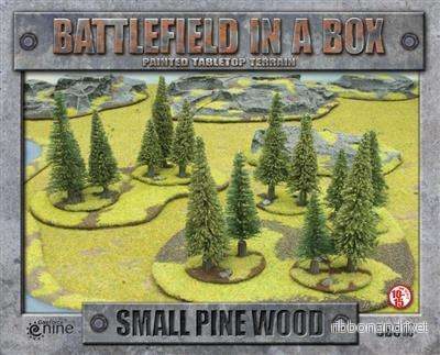 Battlefield in a Box Terrain – Small Pine Wood