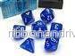 Chessex Translucent Polyhedral 7-Die Set - Blue/White - Bild 2