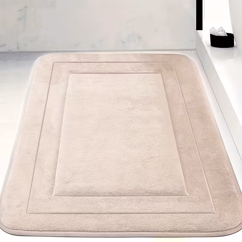Rektangulär badrumsmatta 40x60cm halkfri mjuk matta med memory foam - Bild 2