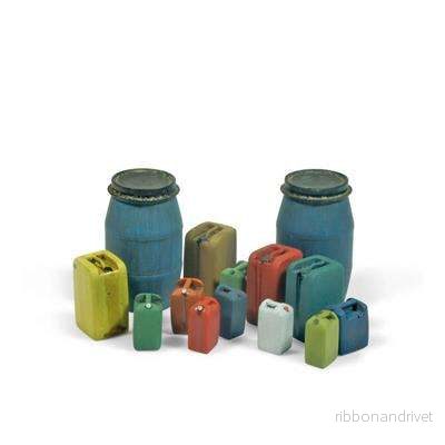 Vallejo - Vallejo Scenics - Blandade moderna plasttrummor #2