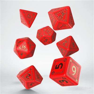 RuneQuest Röd & Guld Tärningsset - Bild 2
