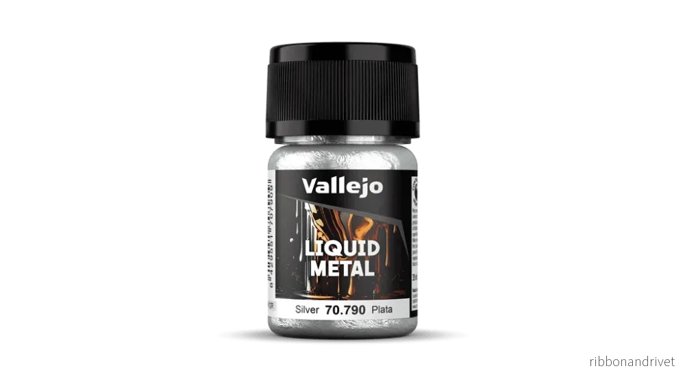 Vallejo – Liquid Gold / Alkoholbaserade metallfärger – Silver 35 ml Vallejo – Liquid Gold / Alkoholbaserade metallfärger – Silver 35 ml