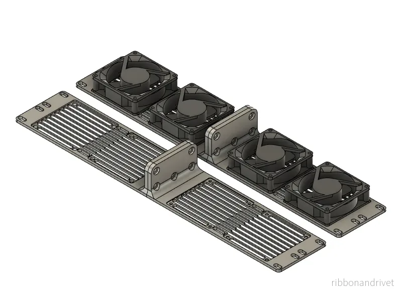 19-tums 2U blindpanel för 80mm fläkt 19-tums 2U blindpanel för 80mm fläkt