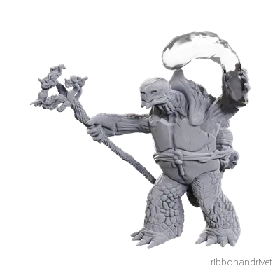 D&D Nolzur's Marvelous Miniatures: Tortle Druid & Wild Shape Giant Lizard - Bild 2