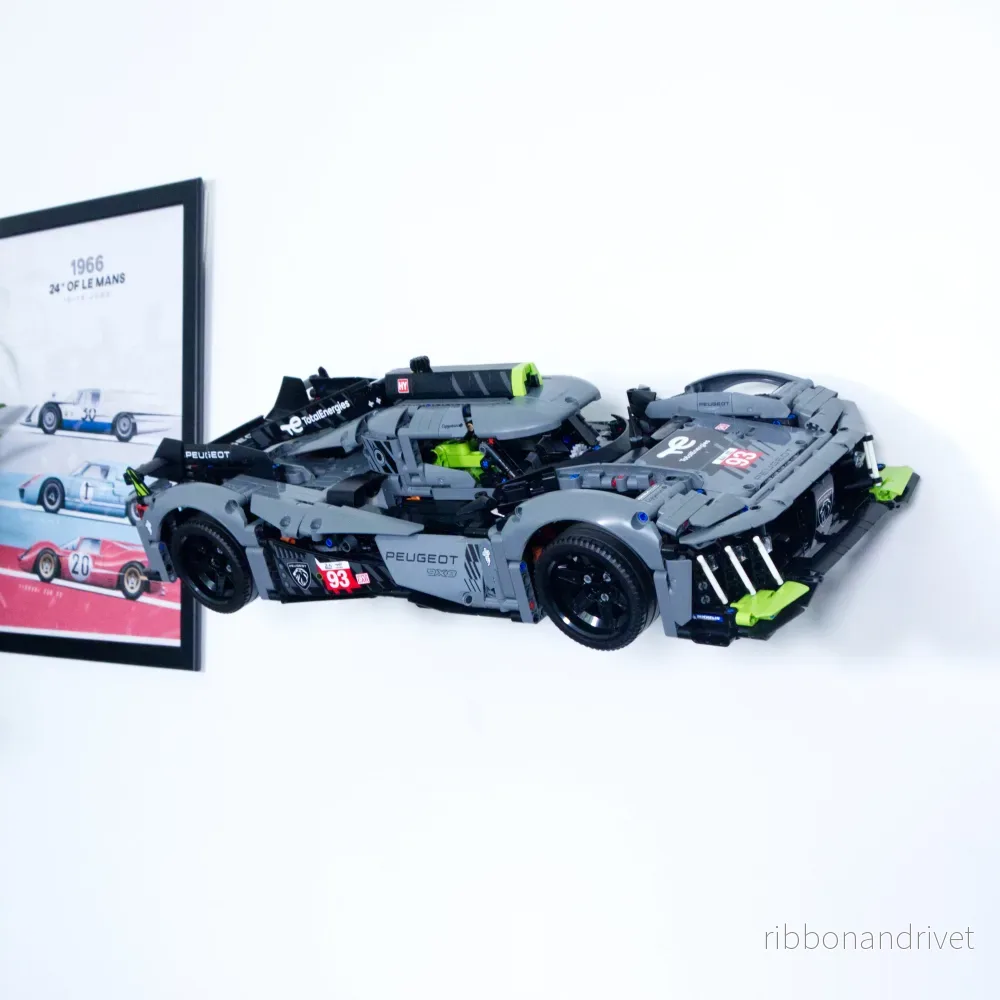 Väggfäste för Technic Peugeot 9X8 Hypercar - Bild 3