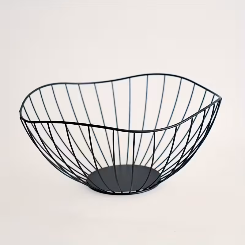 Fruktskål i rostfritt stål - 12x26 cm - Bild 2