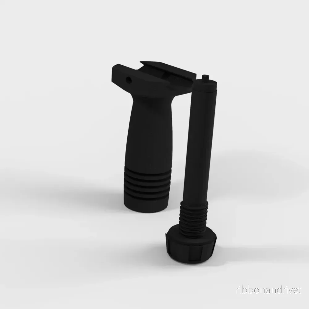 Ergonomiskt framgrepp för airsoft Picatinny-skenor - Bild 2