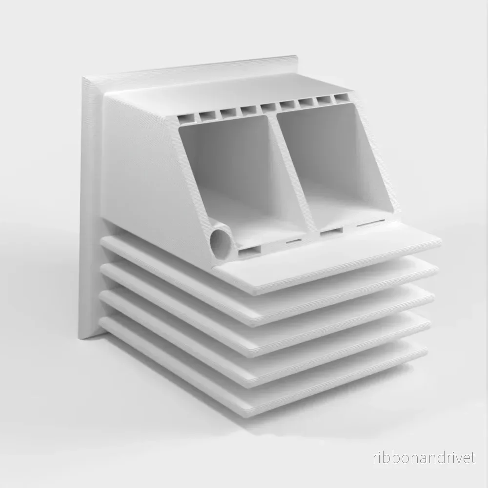 Skrivbordsorganisator för papper, våg och tillbehör - Bild 2