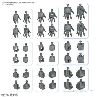 OPTION PARTS SET GUNPLA 04 (BUILD HANDS ROUND) - Bild 2