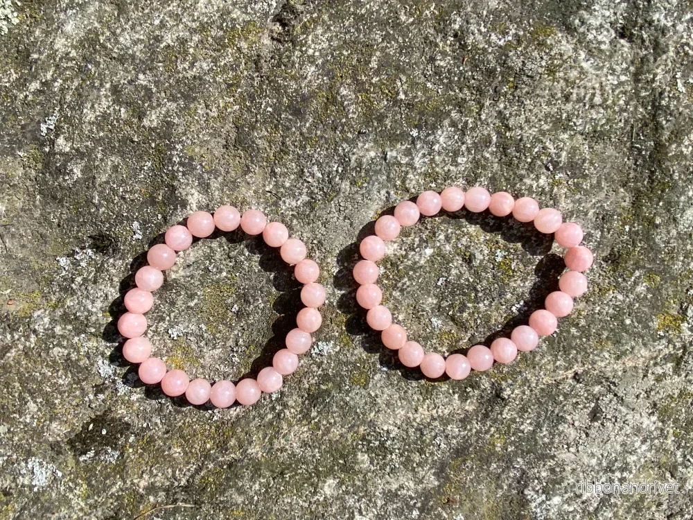 Peach Agat Armband - Bild 2