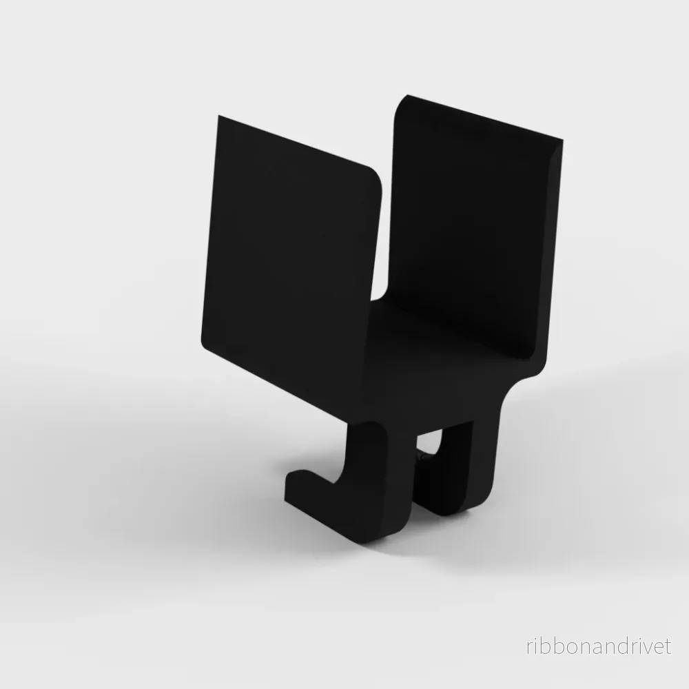 Skrivbordskabelhållare för Samsung USB-C-laddare – Klämdesign för 15,2 mm bordsben - Bild 2