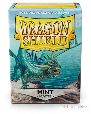 Dragon Shield Standard Sleeves - Matte Mint (100 Sleeves) - Bild 2
