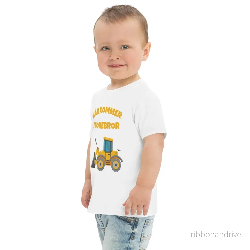 Här kommer storebror T-shirt - Grävskopa - Bild 3