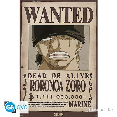 ONE PIECE – Poster Maxi 91.5×61 – Wanted Zoro Wano ONE PIECE – Poster Maxi 91.5×61 – Wanted Zoro Wano