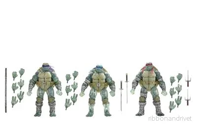 TMNT (The Last Ronin) - 7" Scale Action Figur - Ghost Brothers 3 Pack - Bild 2