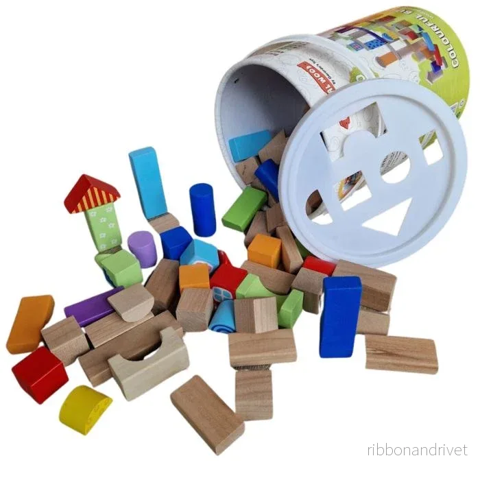 Byggklossar i Trä - Bild 2