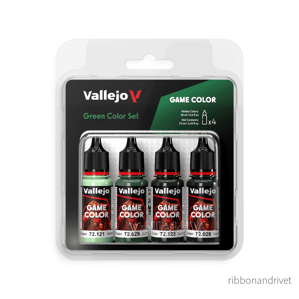 Vallejo Game Color – Grön Färgsats 18 ml Vallejo Game Color – Grön Färgsats 18 ml