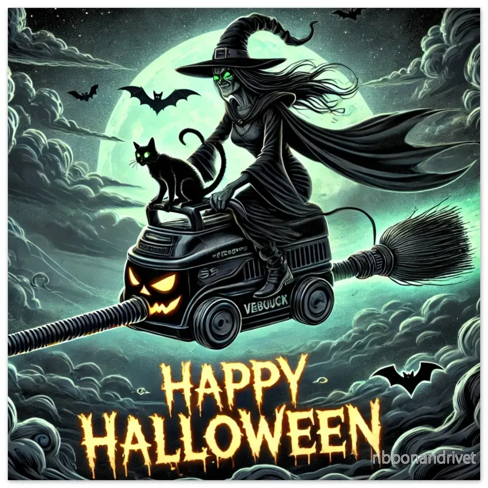 Aluminiumtavla med halloweentryck - Bild 3
