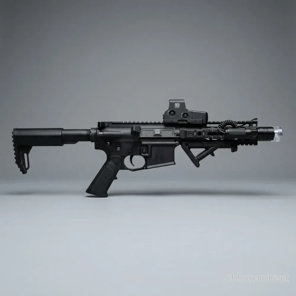 Taktisk kolv till M4 airsoft-gevär