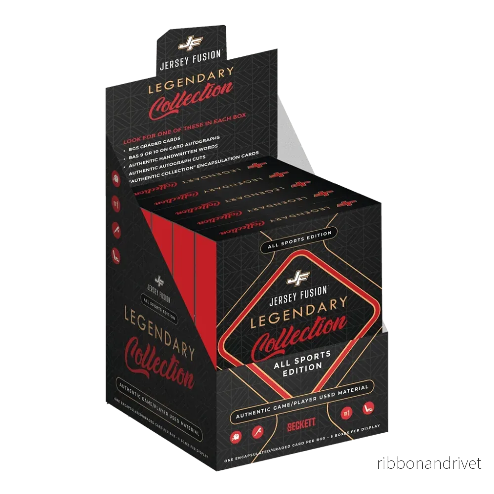 Jersey Fusion Legendary Collection Display (5 lådor) Jersey Fusion Legendary Collection Display (5 lådor)