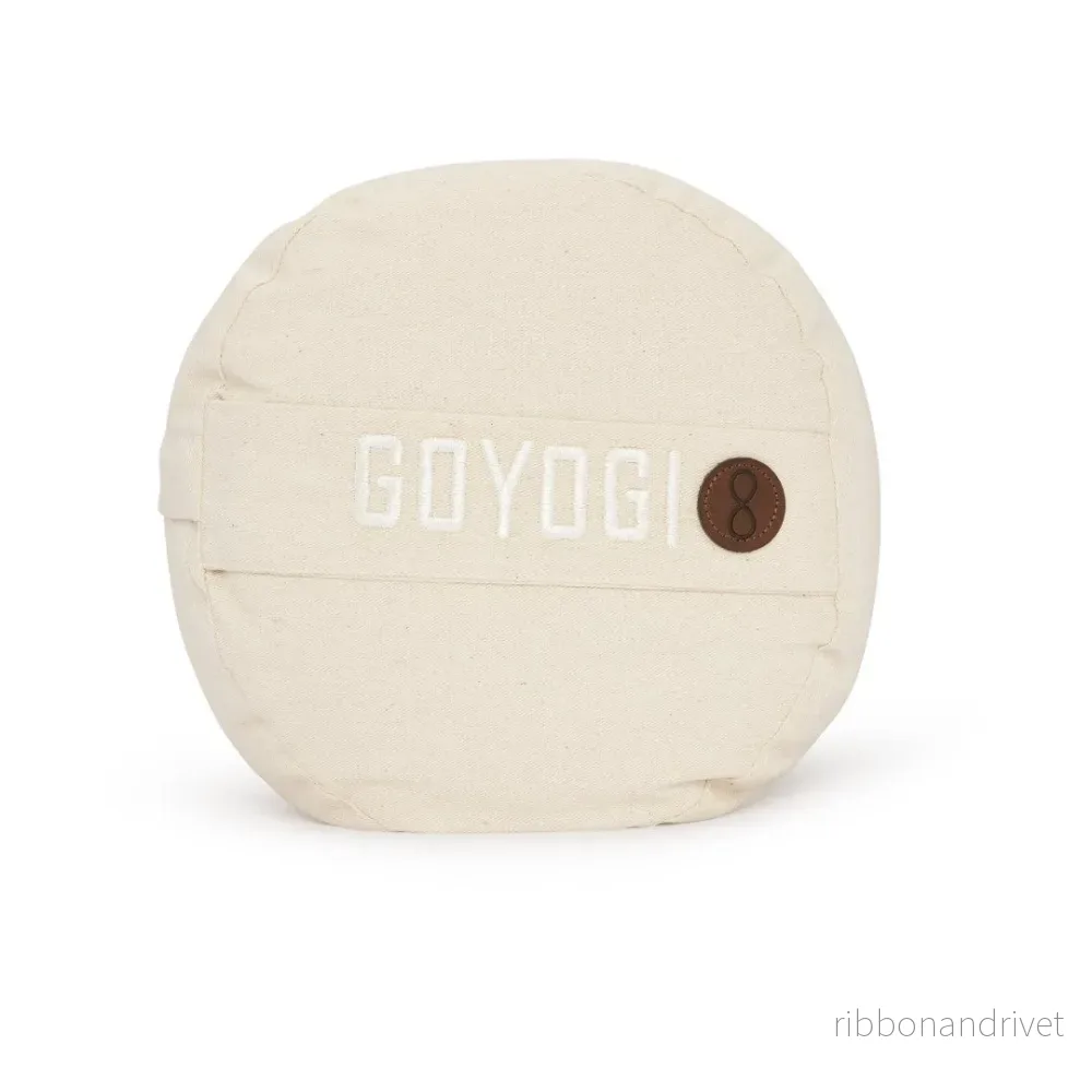 Calm Organic cotton Yoga Bolster - Natural - Bild 2