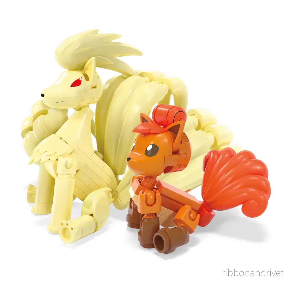 Mega Pokemon Vulpix Evolution Playset - Bild 3