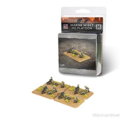 Marine M1917 MG Plutonen (x4) - Tung Kulspruta - Bild 2