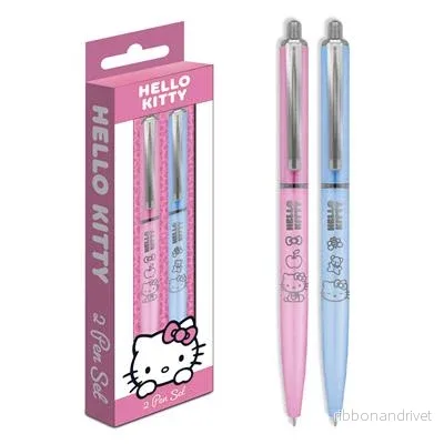Hello Kitty (Pink) 2 Pen Set - Bild 2