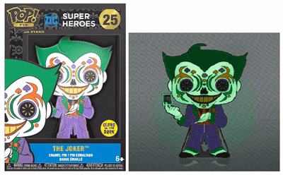 Funko POP Pins: Batman - Joker (Dia De Los DC) - Bild 2