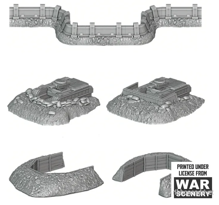 Gravar och Dikesförstärkningar för Warhammer 40k - Bild 3