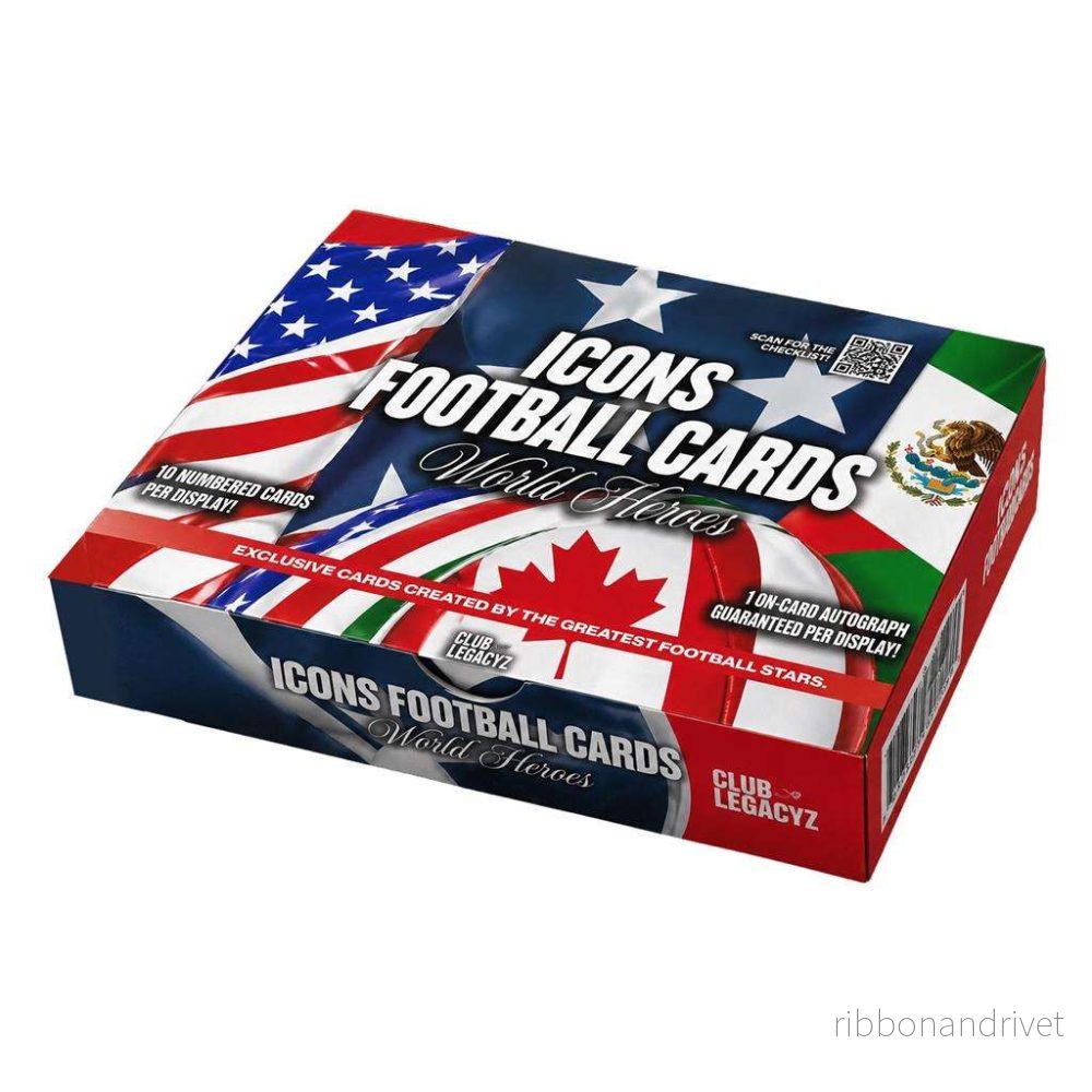 Club Legacyz Icons 4th Edition Football Cards Display (10 kort) – EN