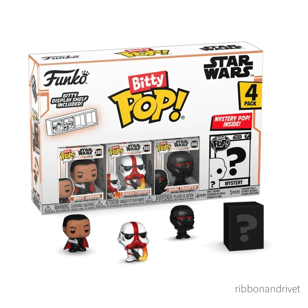 Funko Bitty POP Mandalorian – Moff Gideon 4PK (3+1 Mystery Chase)