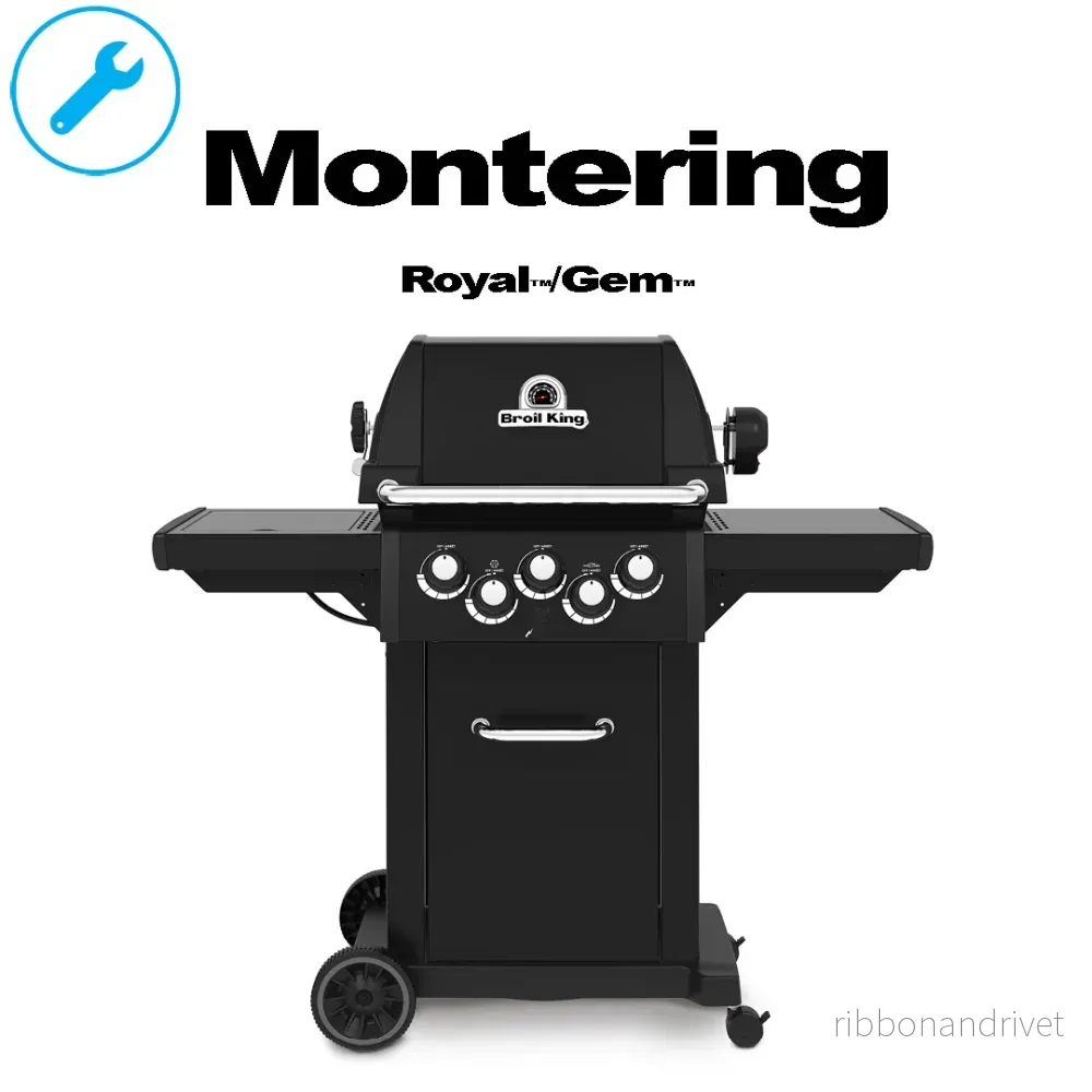 Montering av Royal™/Gem™-grill