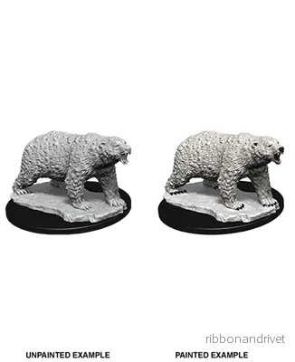 Wizkids Deep Cuts Omålade Miniatyrer: Isbjörn Wizkids Deep Cuts Omålade Miniatyrer: Isbjörn