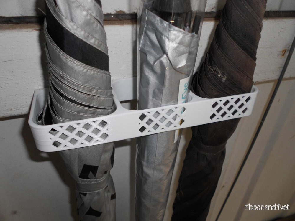Vägghängd paraplyhållare / Stativ - Bild 3