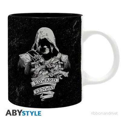 Assassin’s Creed-mugg (320 ml) – Edward Kenway & Crest Assassin’s Creed-mugg (320 ml) – Edward Kenway & Crest