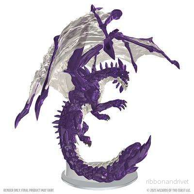 D&D Icons of the Realms: Adult Amethyst Dragon Boxed Miniature D&D Icons of the Realms: Adult Amethyst Dragon Boxed Miniature